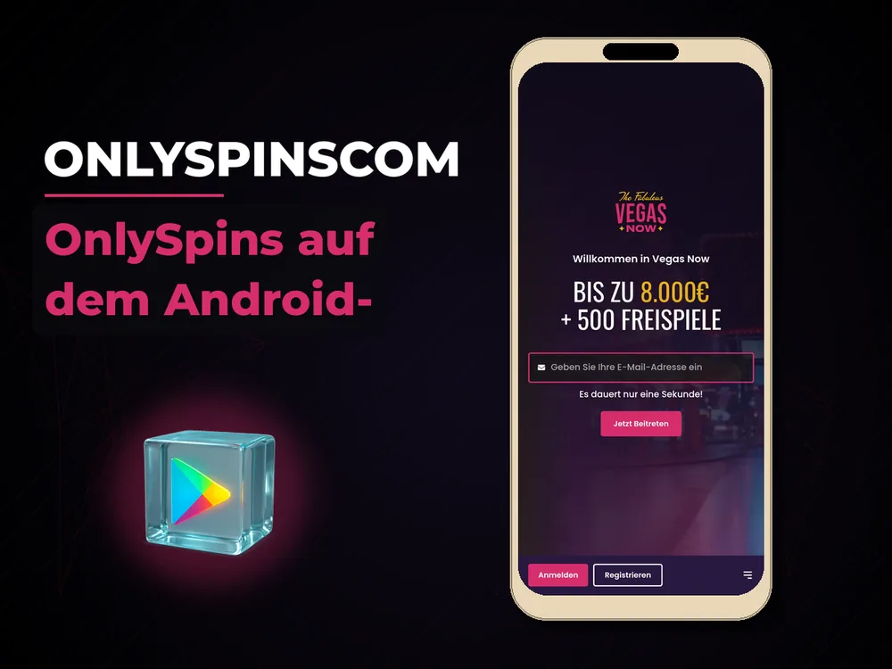 Onlyspinscom - OnlySpins auf dem Android