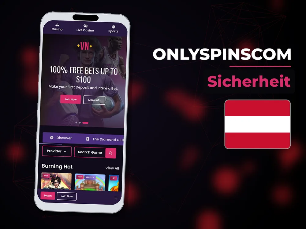 Onlyspinscom - Sicherheit