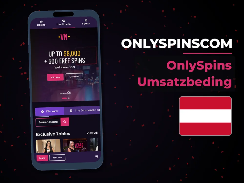 Onlyspinscom - OnlySpins Umsatzbeding