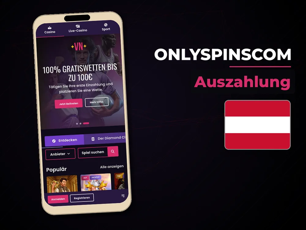 Onlyspinscom - Auszahlung